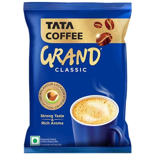 Tata Coffee Grand Classic Instant Coffee - Flavour Locked Decoction Crystals, 50 g-1.webp